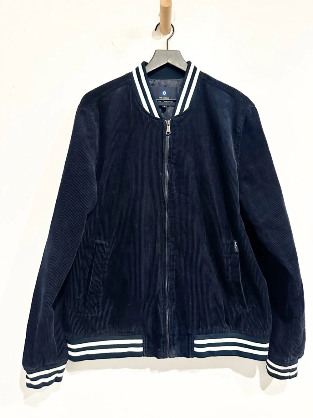 Ben Sherman Navy Corduroy Jacket Size Large - Picture 1 of 8